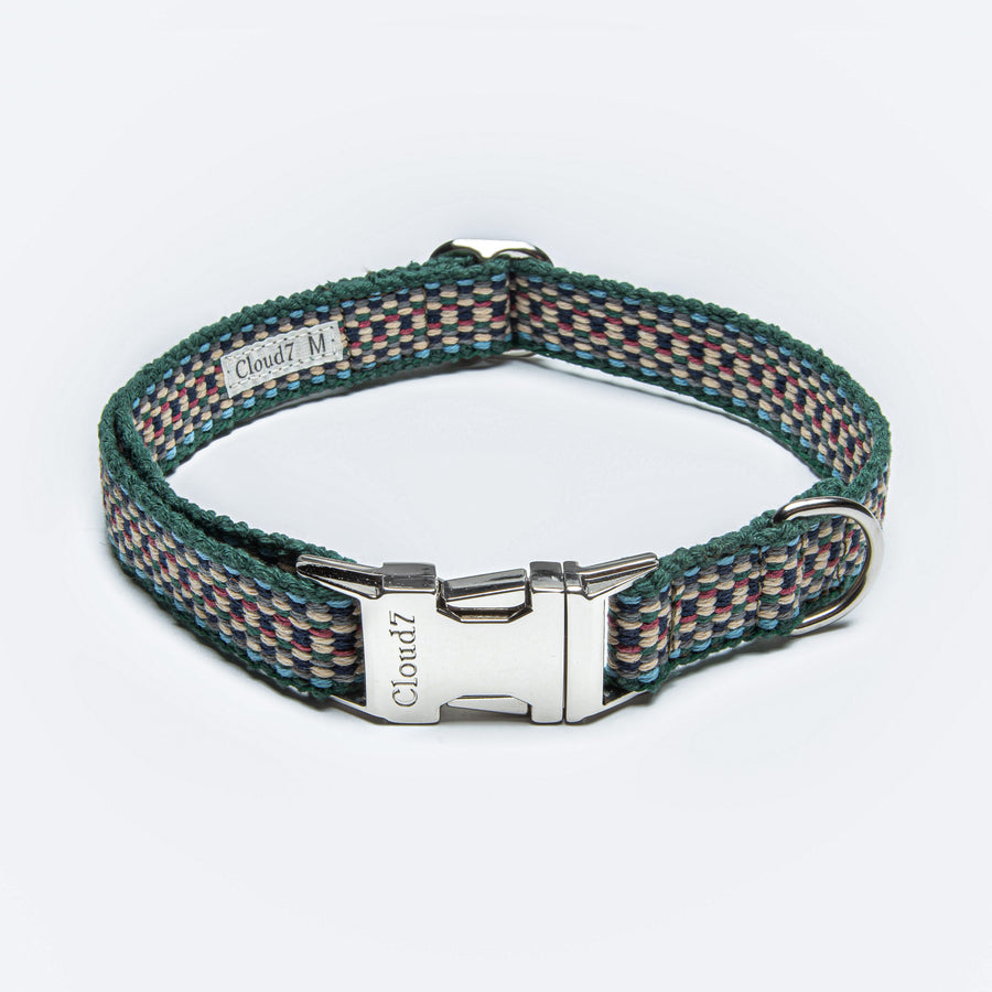 Dog Collar Cloud 7 Click Buckle Prater in Sunset or Forest