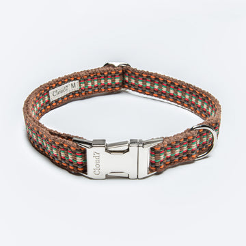 Dog Collar Cloud 7 Click Buckle Prater in Sunset or Forest