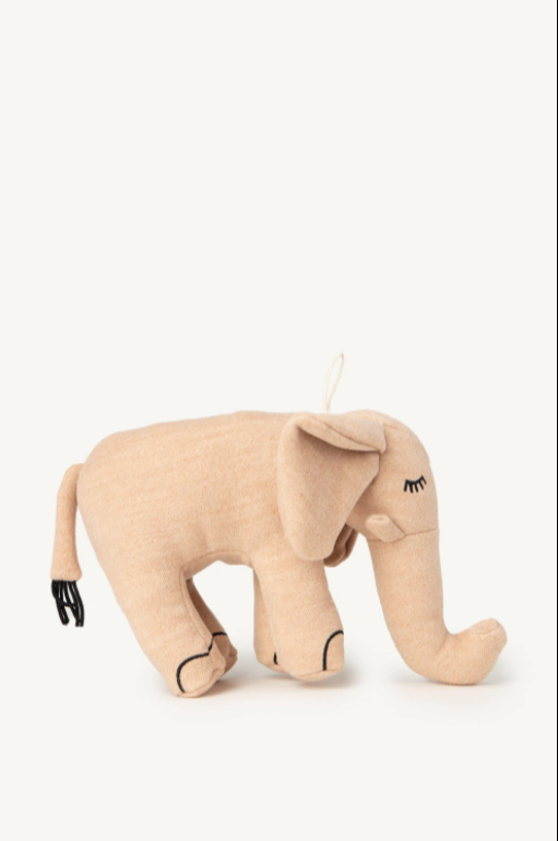 MAXBONE Elsie Elephant Plush Toy in Rose Dust & Grey